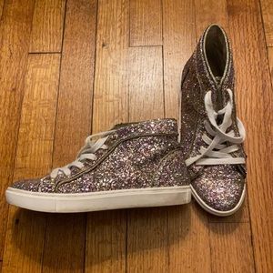 Steve Madden glitter sneakers